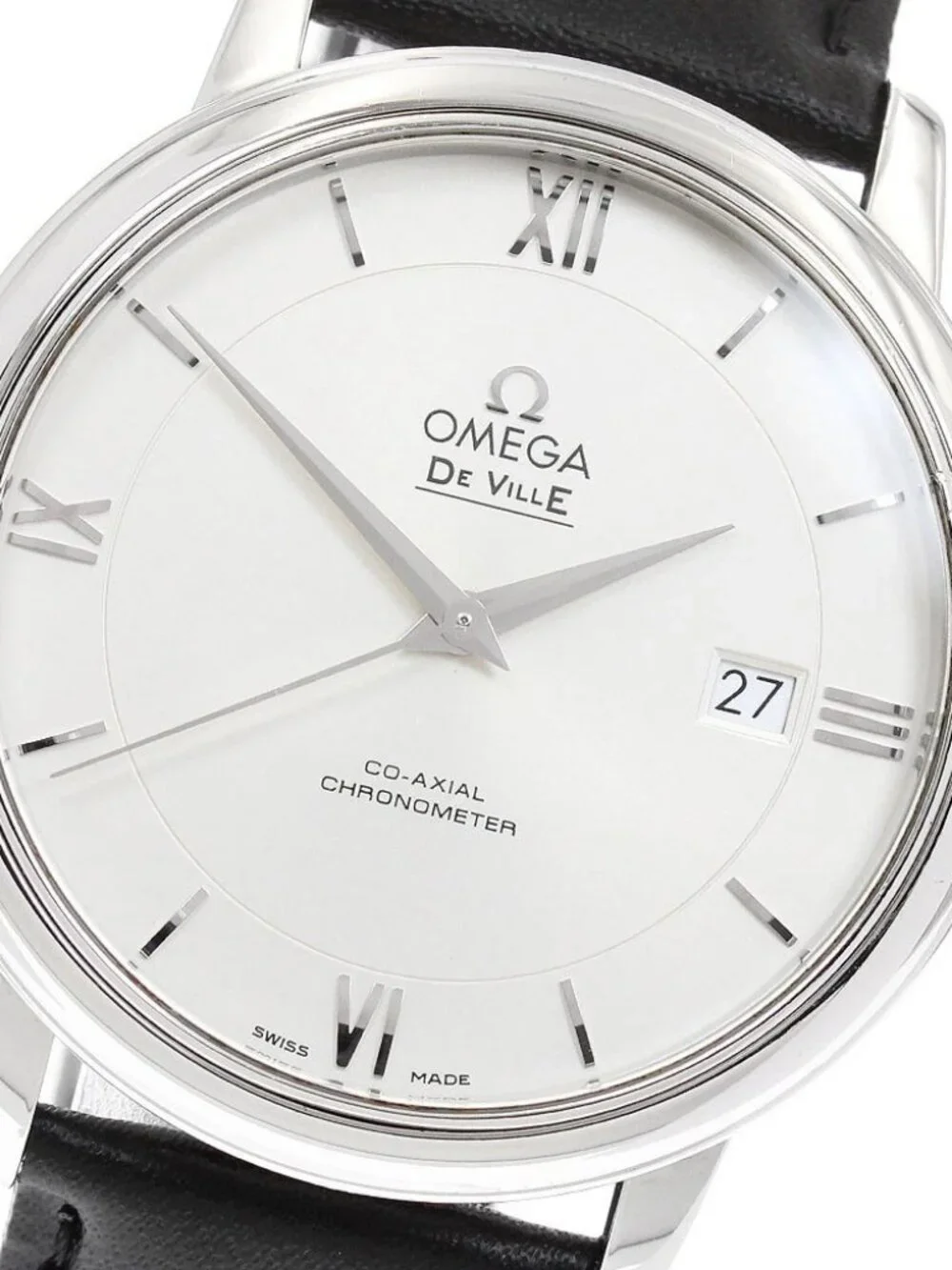 OMEGA De Ville Prestige Coaxial 424.13.40.20.02.001 Silver Dial AT Men's_968947